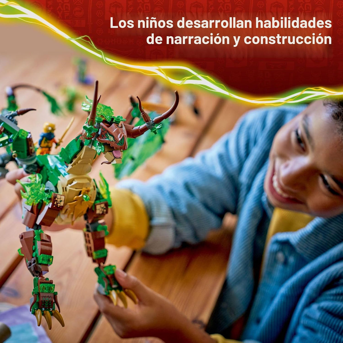 LEGO NINJAGO - Juguete de construcción de El dragón de la vida para...