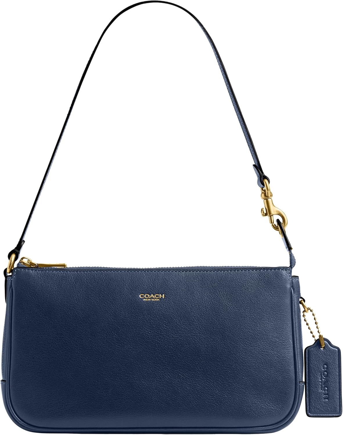 Bolso de mujer de cuero natural granulado Coach Plaza