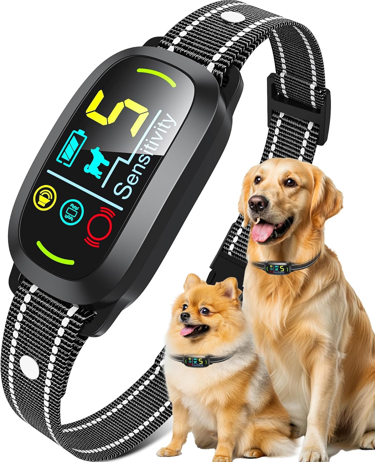 Collar inteligente Oliry con AI para perros grandes, medianos y peq...
