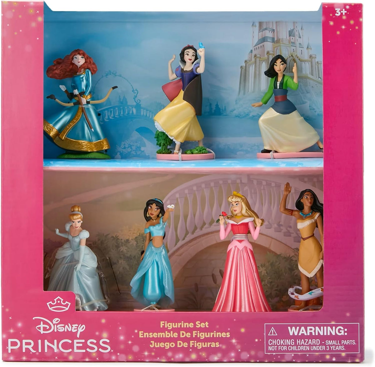Disney Store Juego de figuras oficiales de princesa: 7 figuras de D...