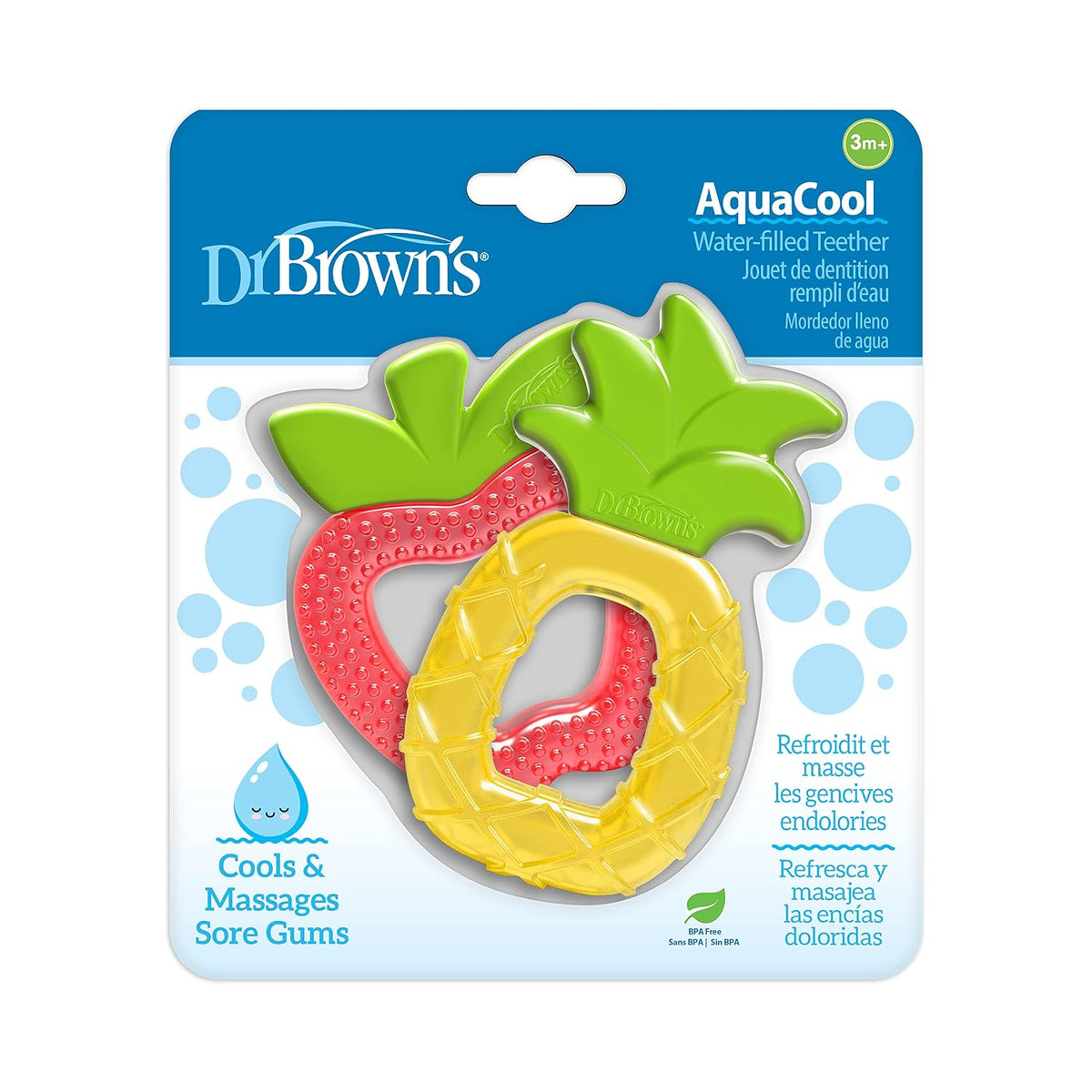 Dr. Brown's AquaCool - Mordedor para bebé con agua, juguete ref...