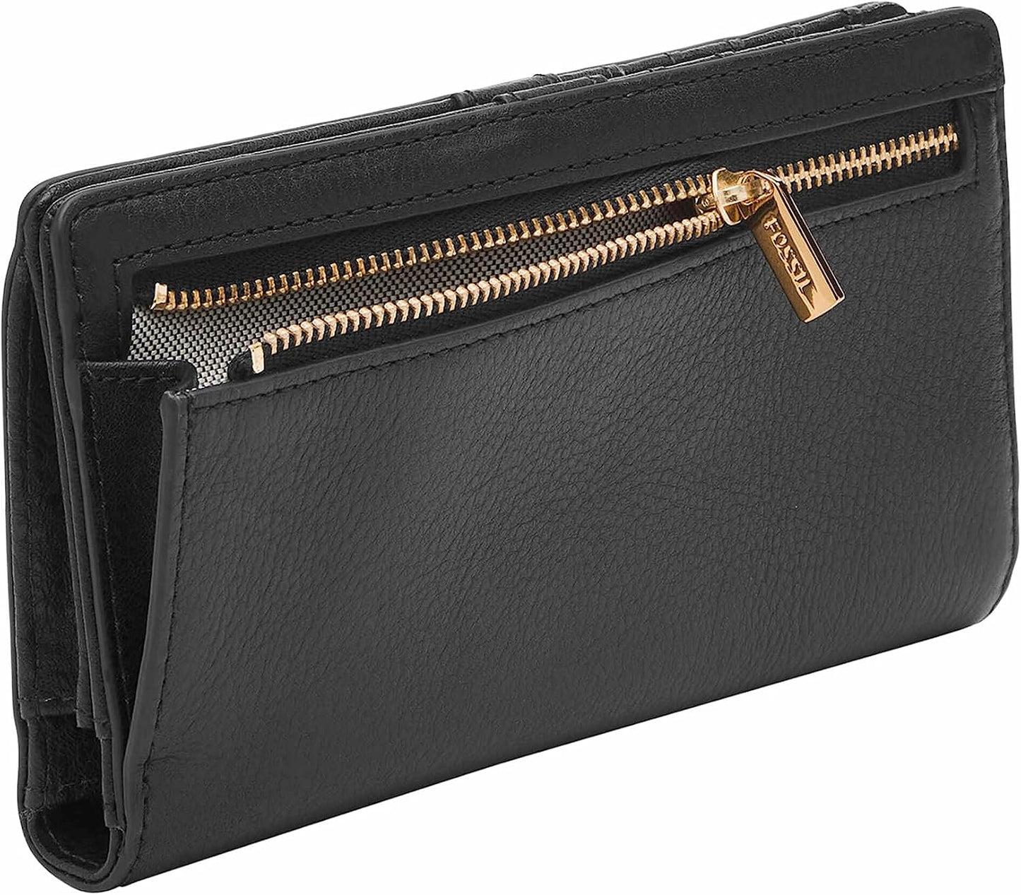 Fossil Cartera delgada de cuero Liza para mujer