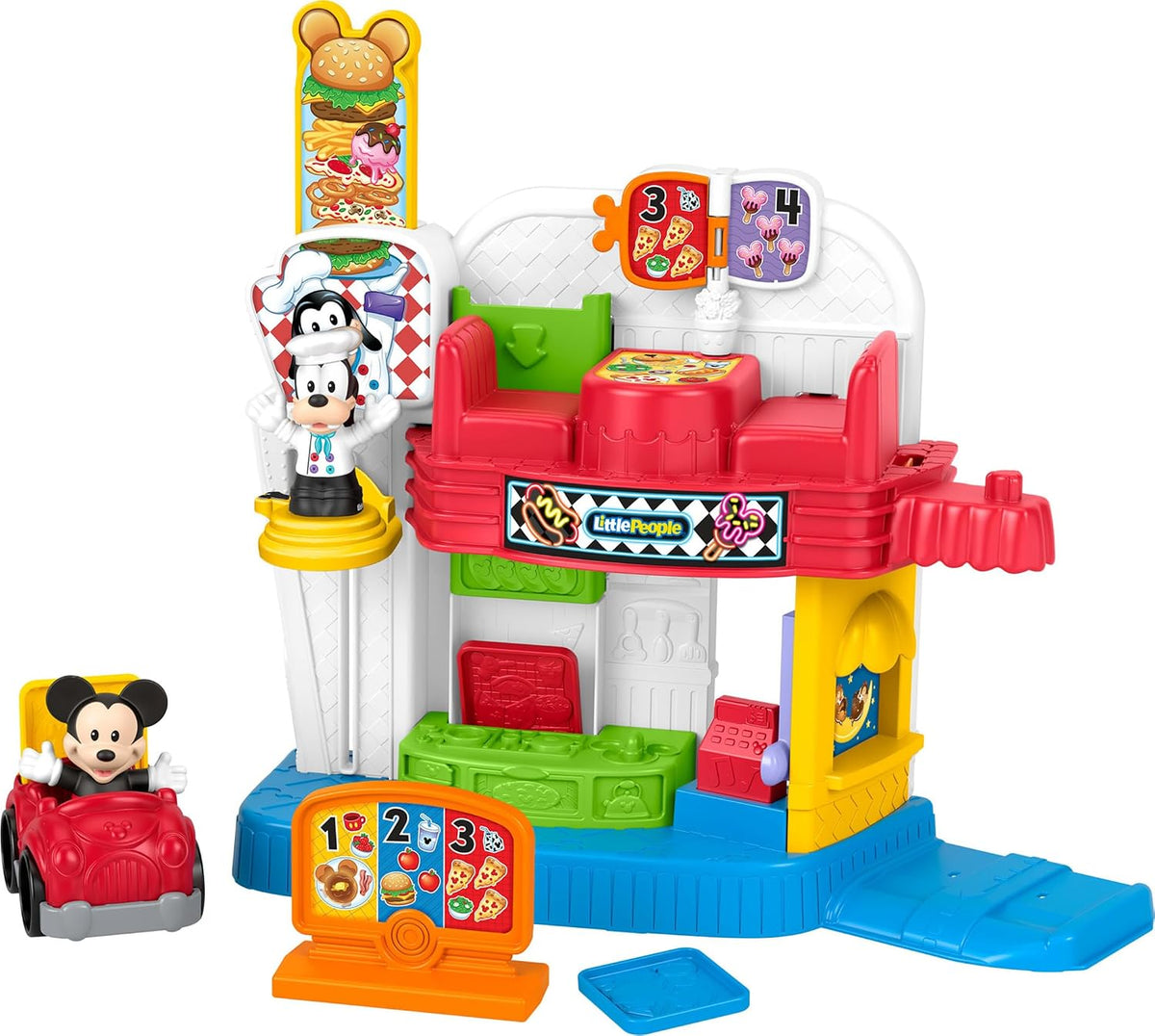 Fisher-Price Little People Disney Jr Mickey Mouse y Goofy\u2019s Di...