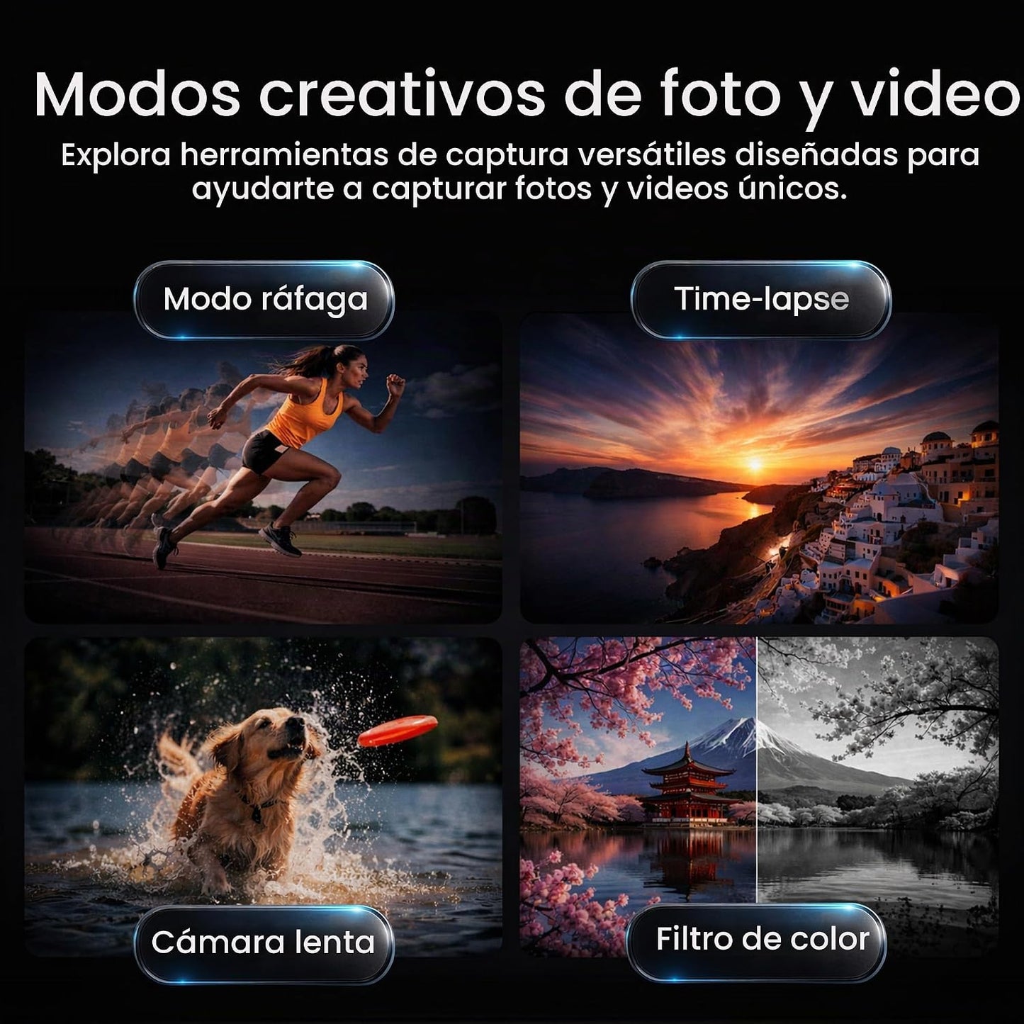 Minolta Cámara digital de 72 MP, video 5K Ultra HD, lente de zoom ó...