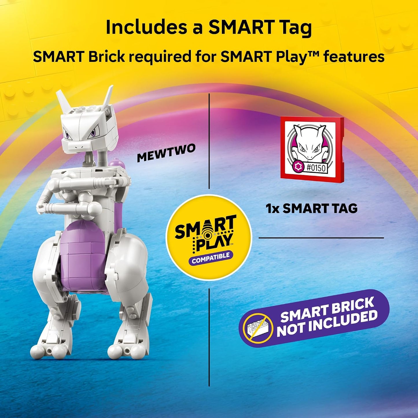 LEGO Pokémon SMART Play: Mewtwo's Lab Break \u2013 Set compatib...