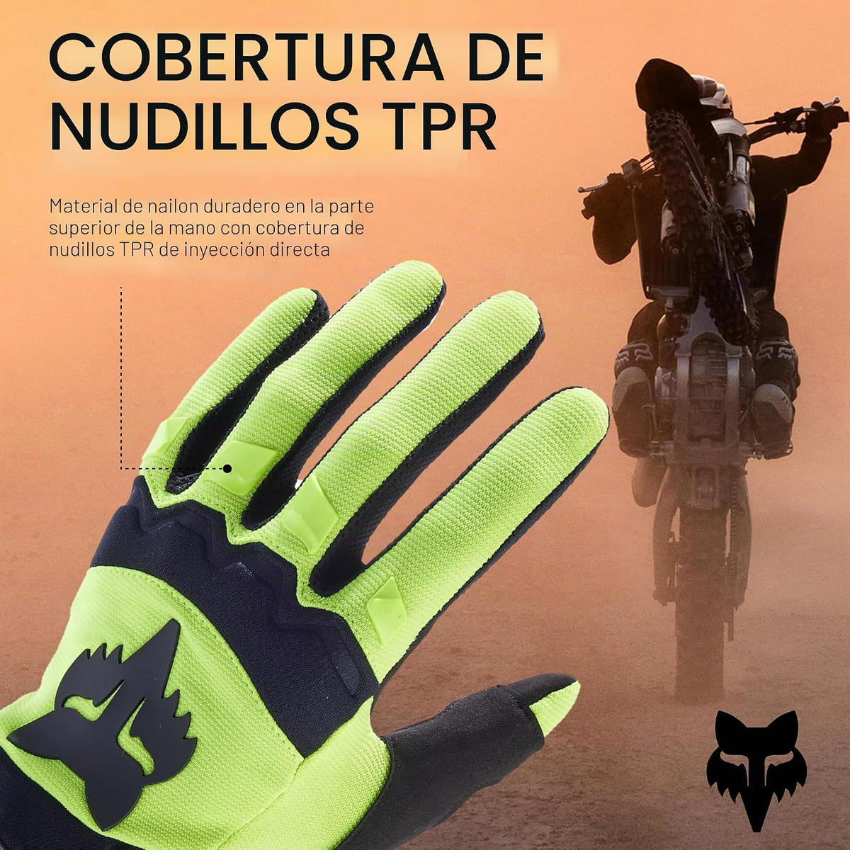 Fox Racing Dirtpaw - Guantes de motocross para hombre