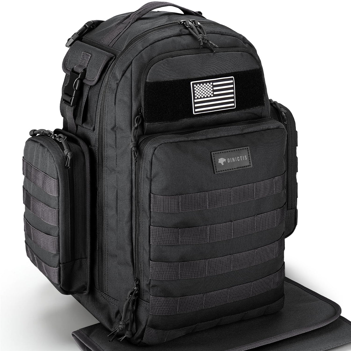 Dinictis Bolsa de pañales para papá, mochila de pañales para hombre...