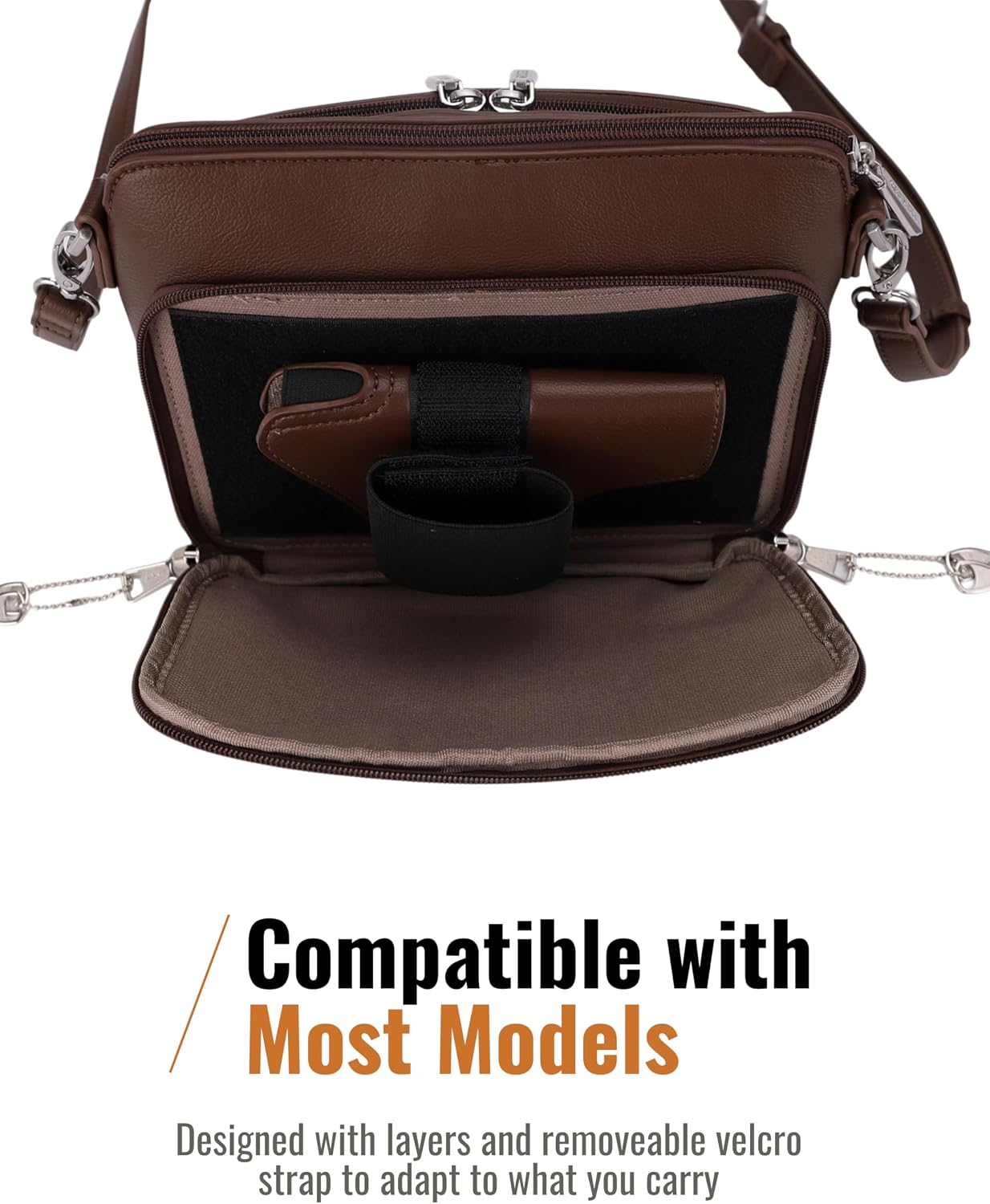 JESSIE&amp;JAMES\/RUGER Athena Everyday Carry Crossbody Bag para mu...