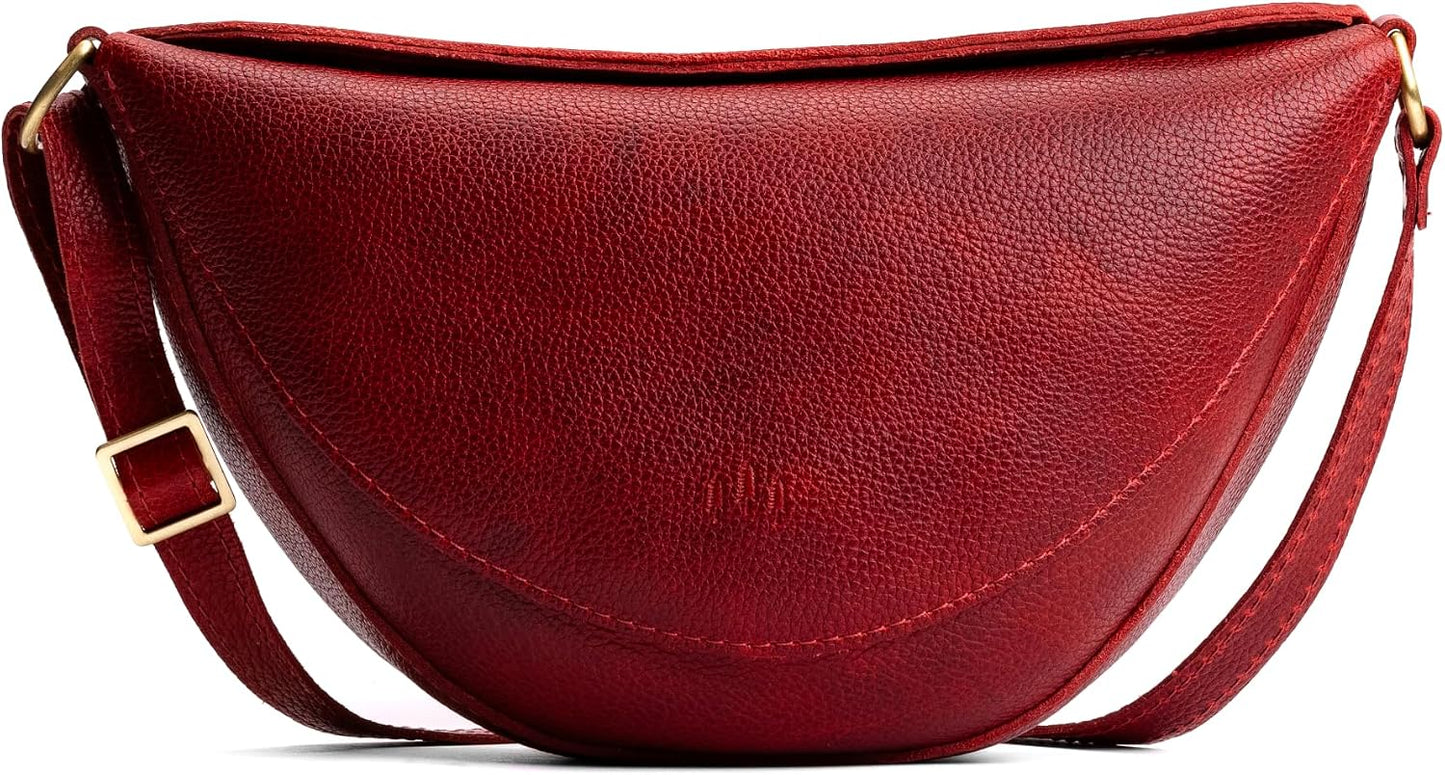 Bolso tipo bandolera de cuero de Portland Leather Goods Koala \u201...