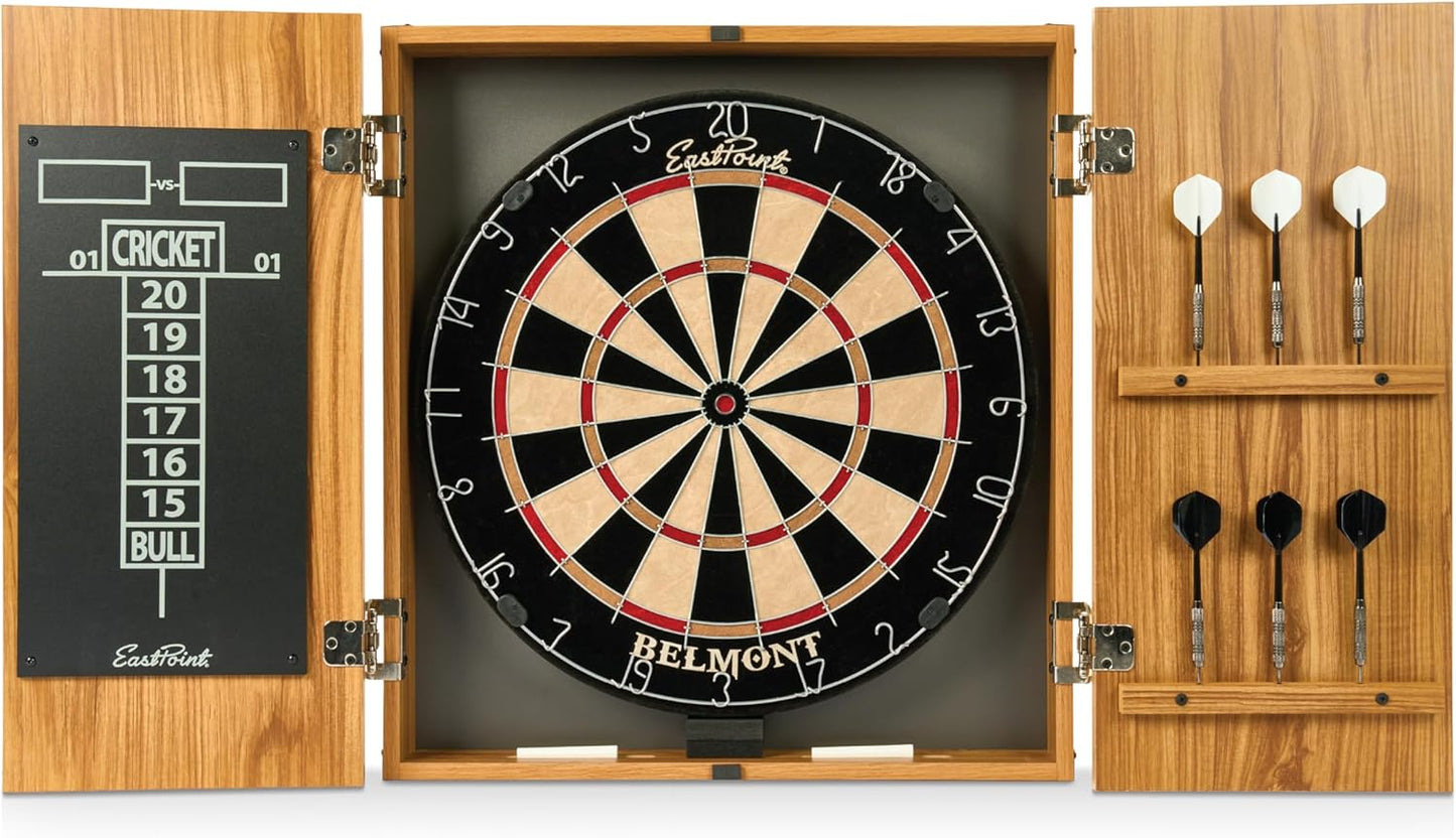 EastPoint Belmont - Gabinete para tablero de dardos, 6 dardos con p...