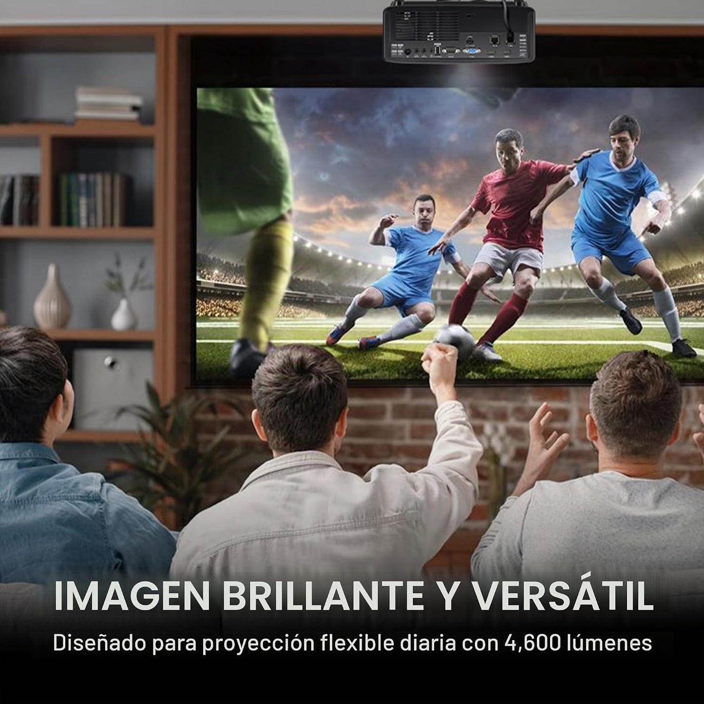Optoma HZ41 4600-Lumen Full HD Laser DLP Home Theater y Gaming Proy...