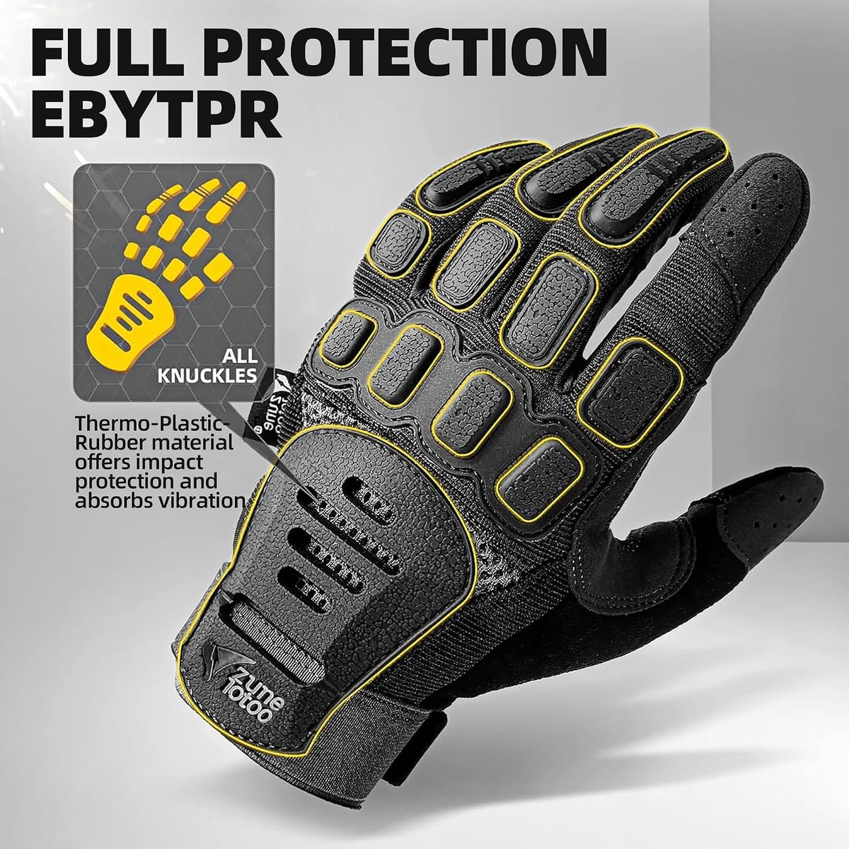 ZUNE LOTOO Guantes tácticos para pantalla táctil con protección con...