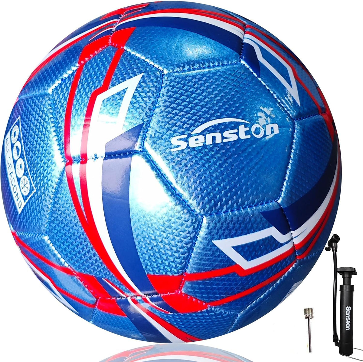 Senston Balón de fútbol talla 3 y talla 4 y talla 5 para niños y ad...