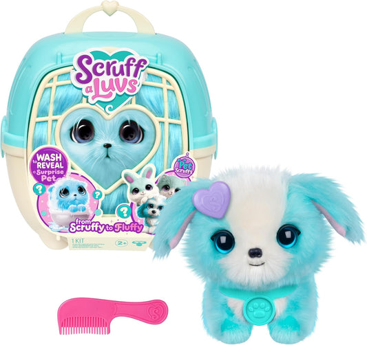 ScruffaLuvs Mascota sorpresa azul, juguete de peluche misterioso, l...
