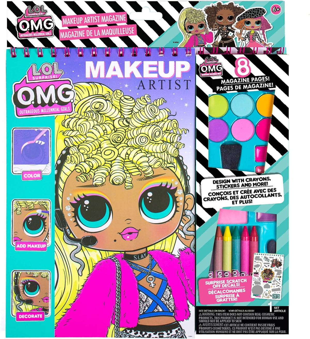 Horizon Group USA Kit de revista para maquilladores, LOL OMG | Libr...