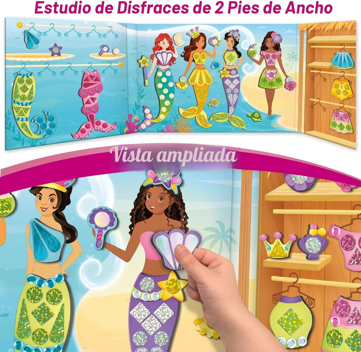 Imagimake Sirena Magnética para Vestirse DIY | Juguetes Magnéticos...