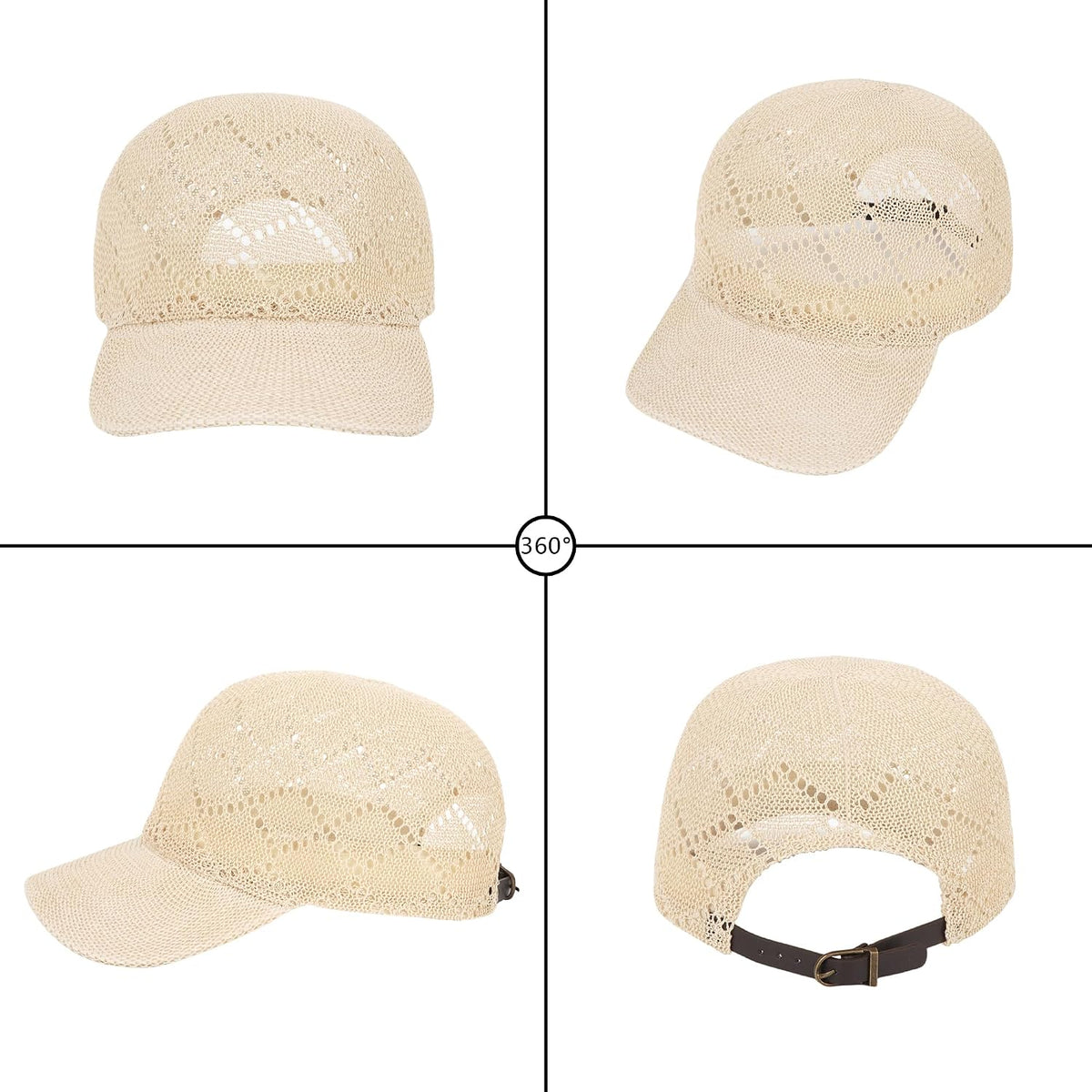 LABANCA Gorras de béisbol de malla para mujer, sombreros de camione...