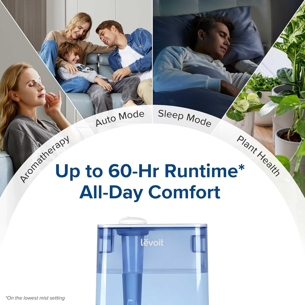 Levoit Classic300S Humidificador ultrasónico inteligente de llenado...