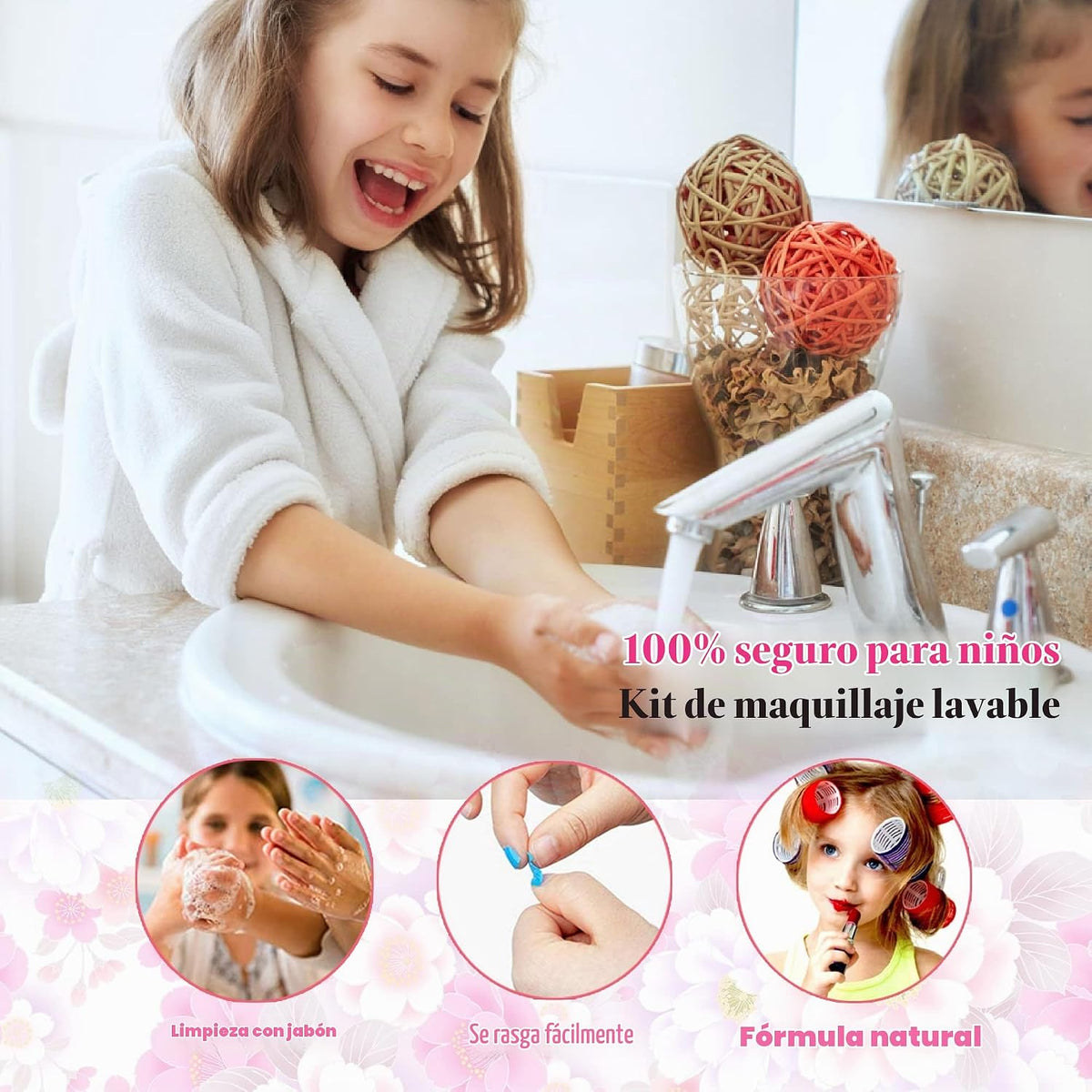 Juegos de maquillaje para niñas \u2013 Maquillaje lavable para niño...