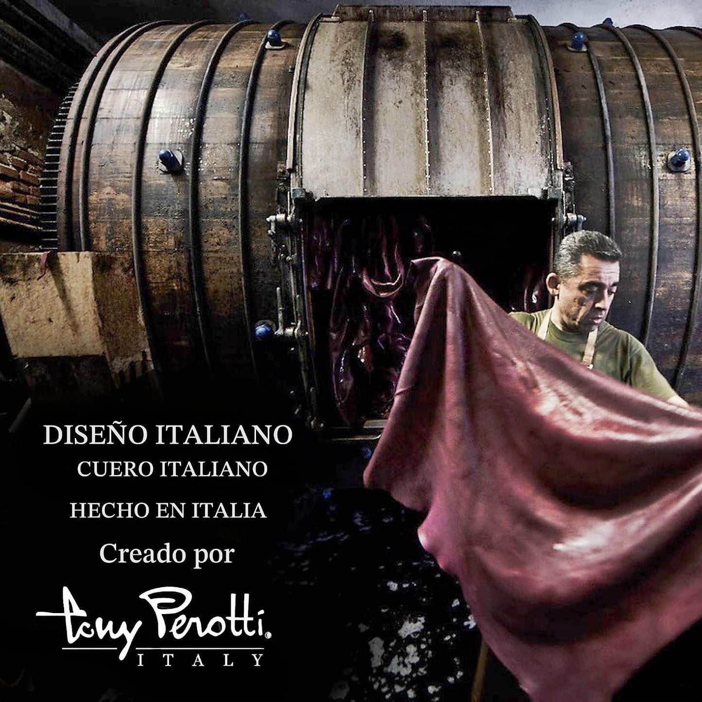 Tony Perotti Billetera RFID de cuero italiano para hombre con venta...