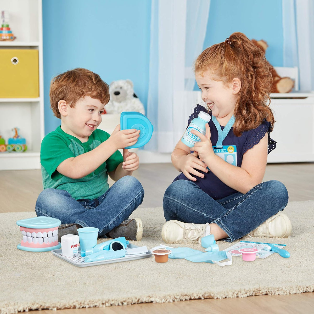 Melissa &amp; Doug Medical Play Bundle - Kit de dentista Super Smil...