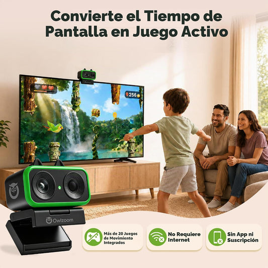 Owlzoom Consola de videojuegos de movimiento, sistema de juego acti...