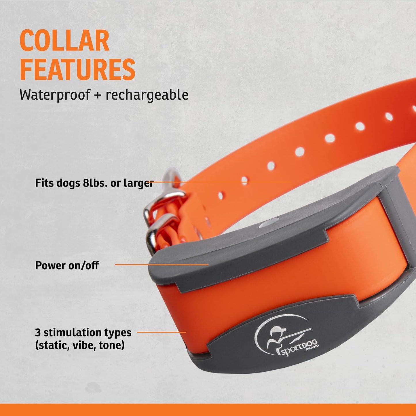 SportDOG FieldTrainer 425X y SportHunter 825X Add-A-Dog Collar, nar...