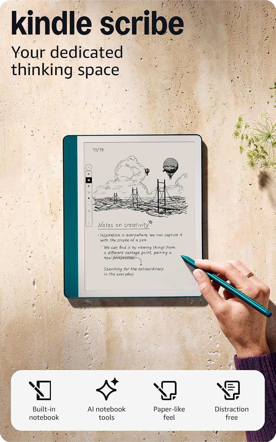 Amazon Kindle Scribe (64 GB) como nuevo - Tus notas, documentos y l...