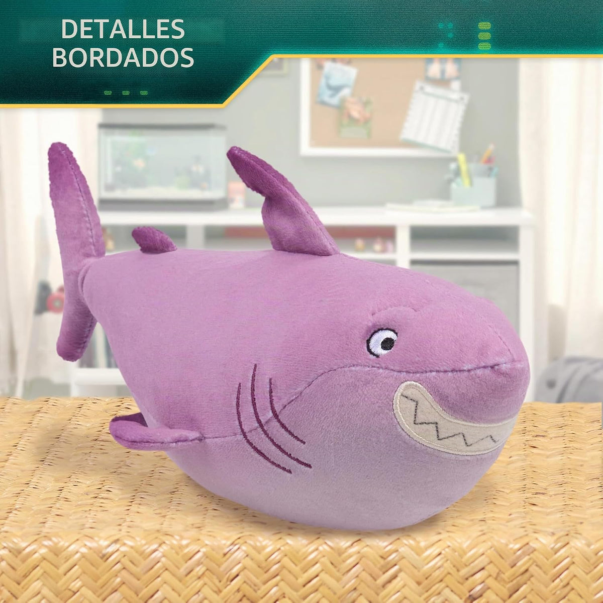 Disney y Pixar's Hoppers - Peluche pequeño de Tiburón Diane | P...