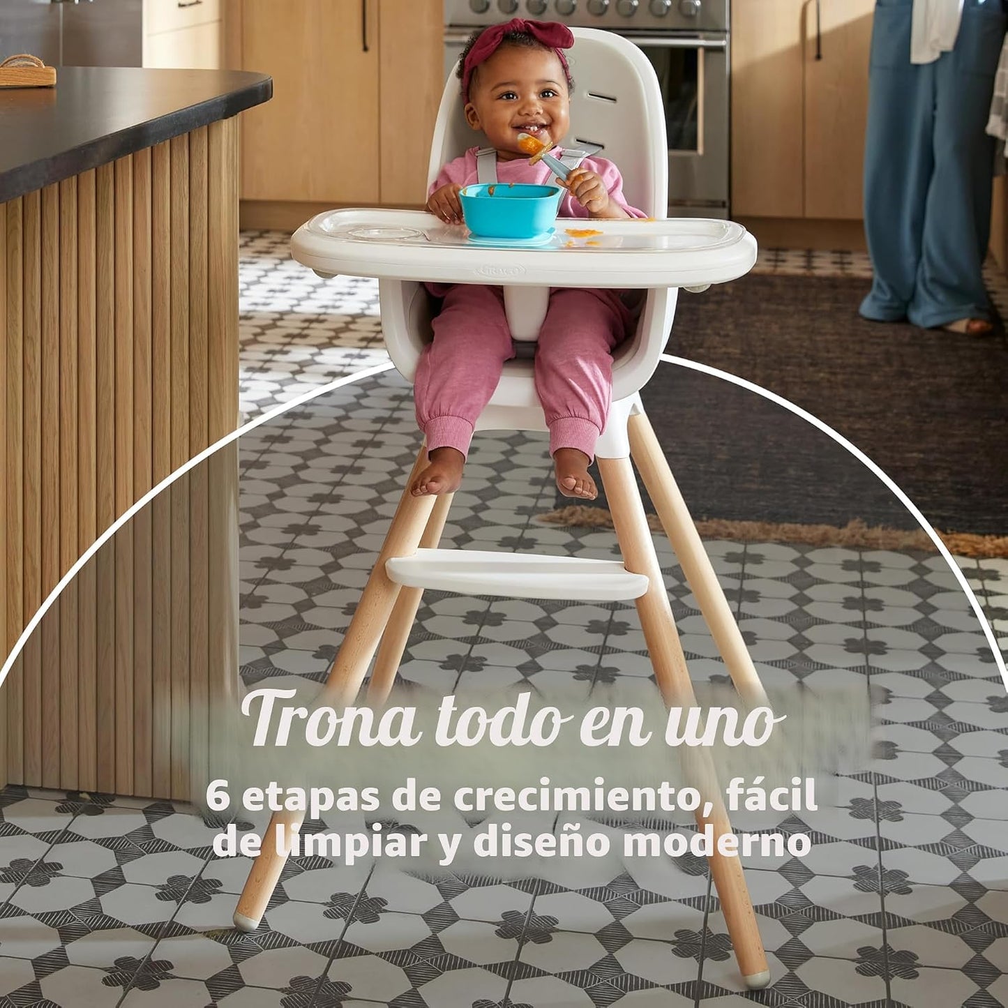 Graco Table2Table Lux Trona, 6 etapas de crecimiento desde silla al...