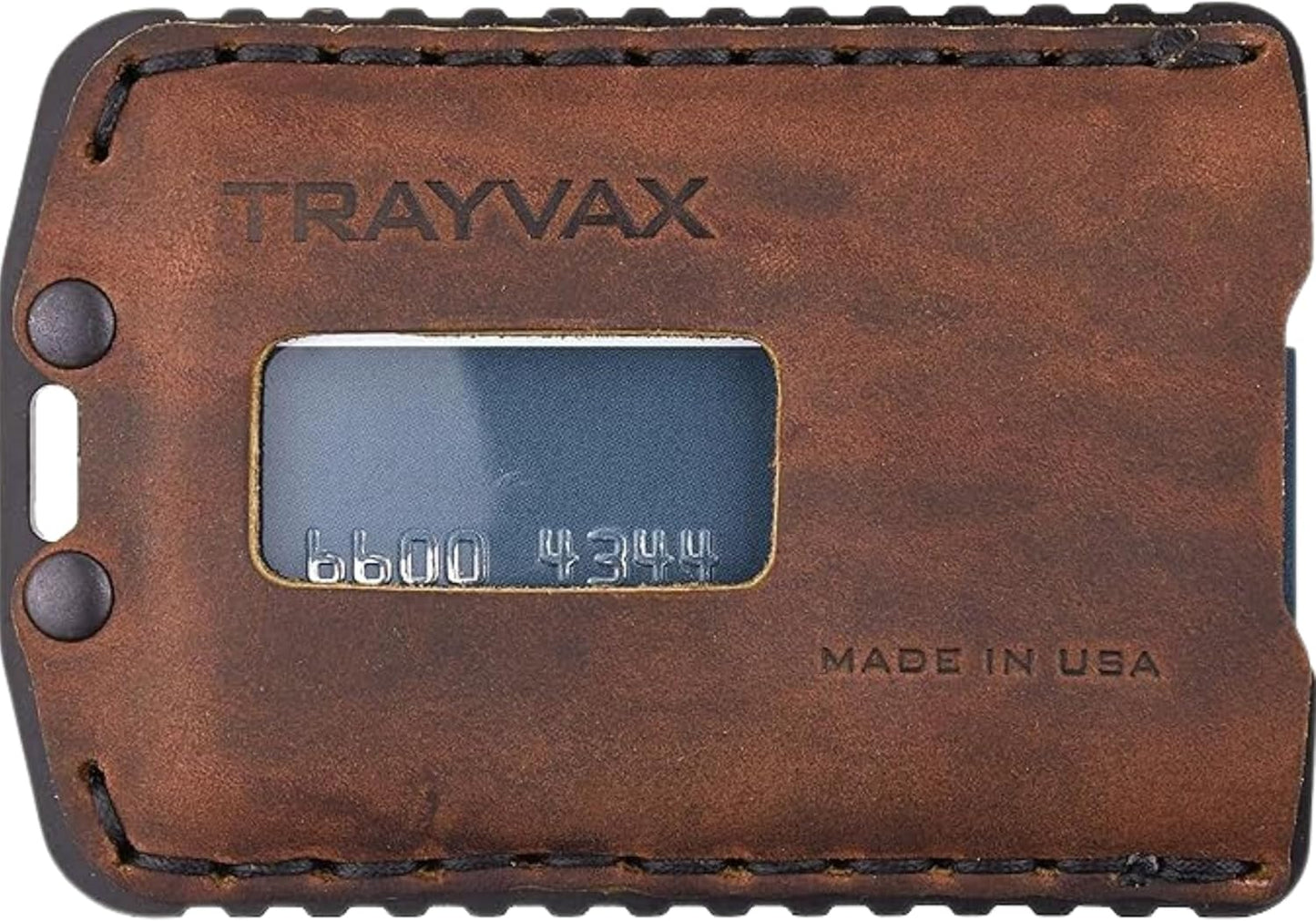Trayvax Ascent - Cartera con bolsillo frontal RFID para dinero y ta...