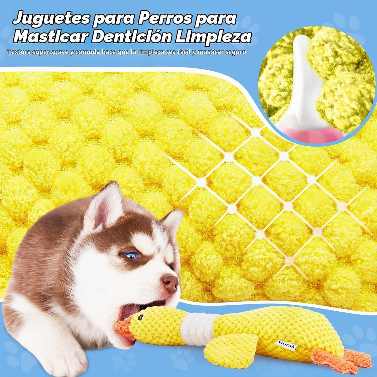 Vitscan Juguetes duraderos para perros pequeños y grandes, juguete...