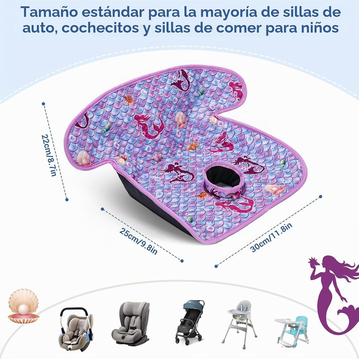 COOLBEBE Protector de asiento de coche impermeable para entrenamien...