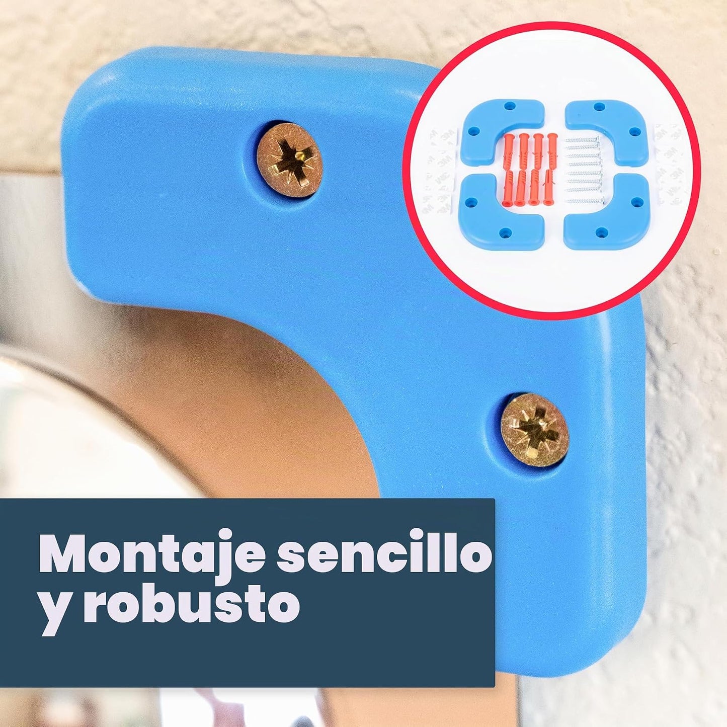 Spark &amp; Wow Espejo sensorial de pared para niños pequeños, gran...