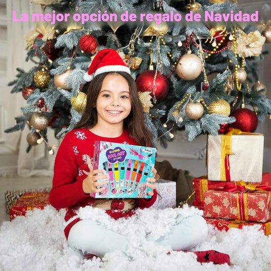 Juego de 8 bolígrafos de arte de uñas para niños, esmalte de uñas n...