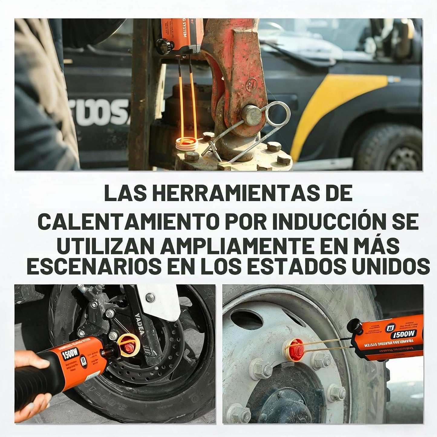 Herramienta de extracción de pernos de calentador de inducción, 150...