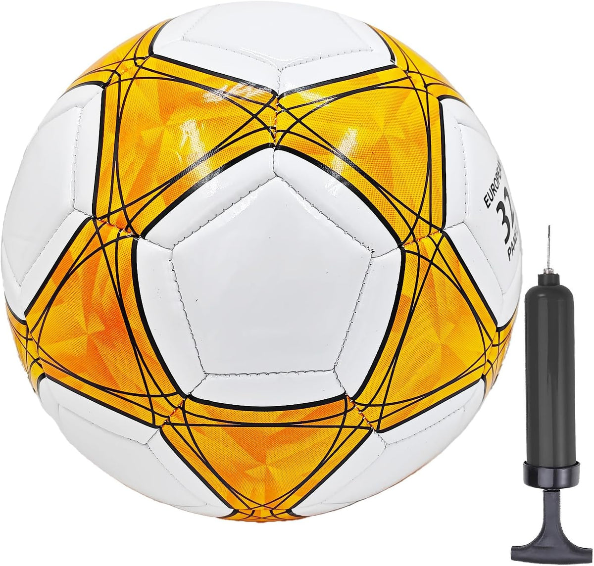 AYANICA Balón de fútbol tamaño 3,4,5 PU suave para práctica de entr...