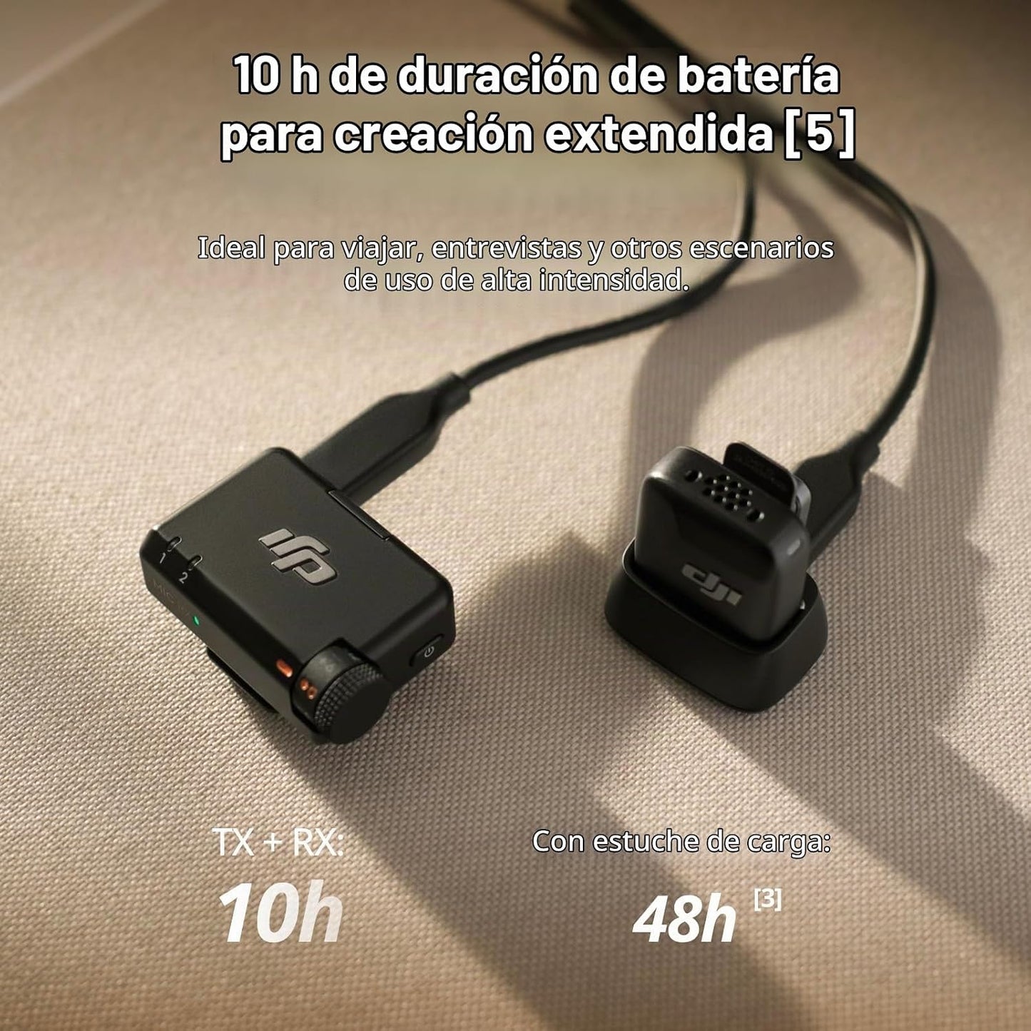 DJI Mic Mini (1 TX + 1 RX), audio ultraligero y rico en detalles |...