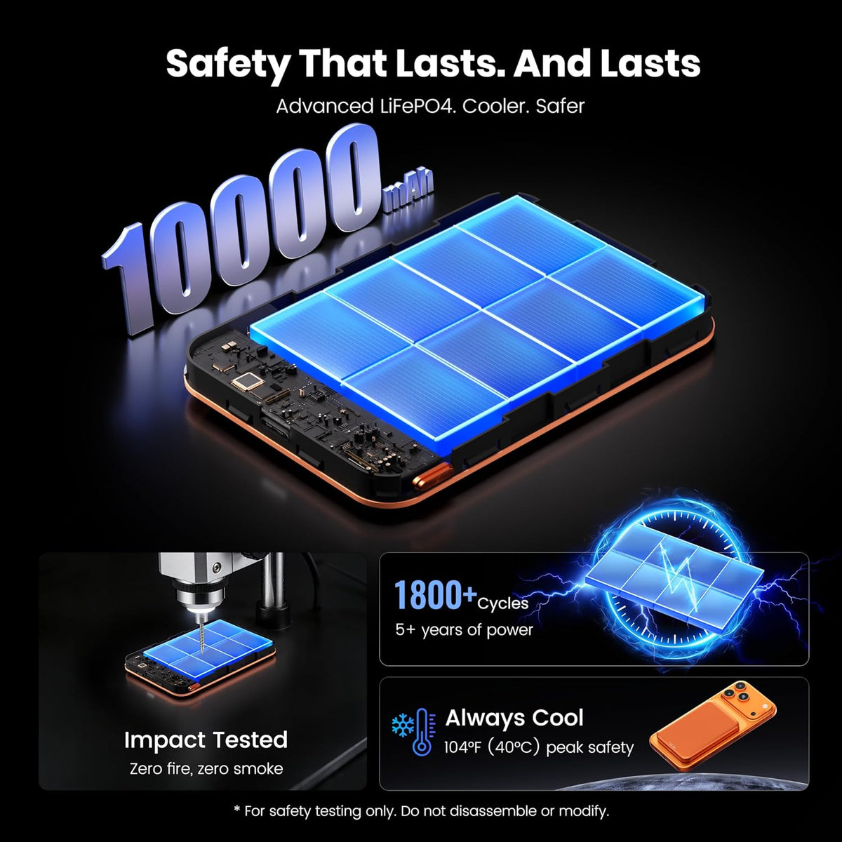 Catmart Qi2 - Banco de energía magnético certificado 10000mAh, carg...