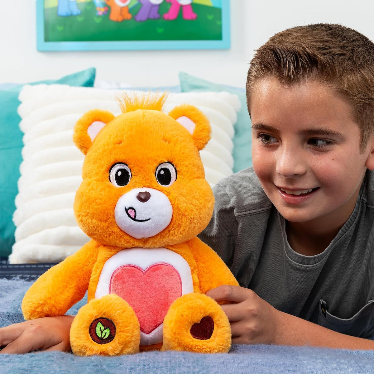 Care Bears 14' Tenderheart Oso de Peluche - Tamaño Mediano - Pe...