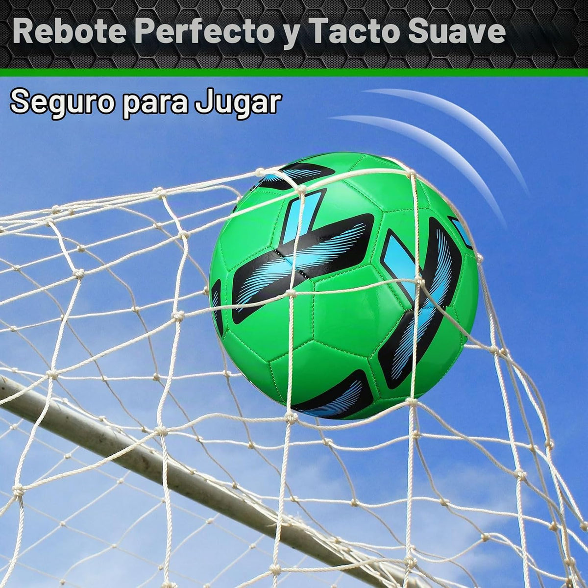 Lunmon 12 pelotas de fútbol a granel con 2 bombas, tamaño oficial,...