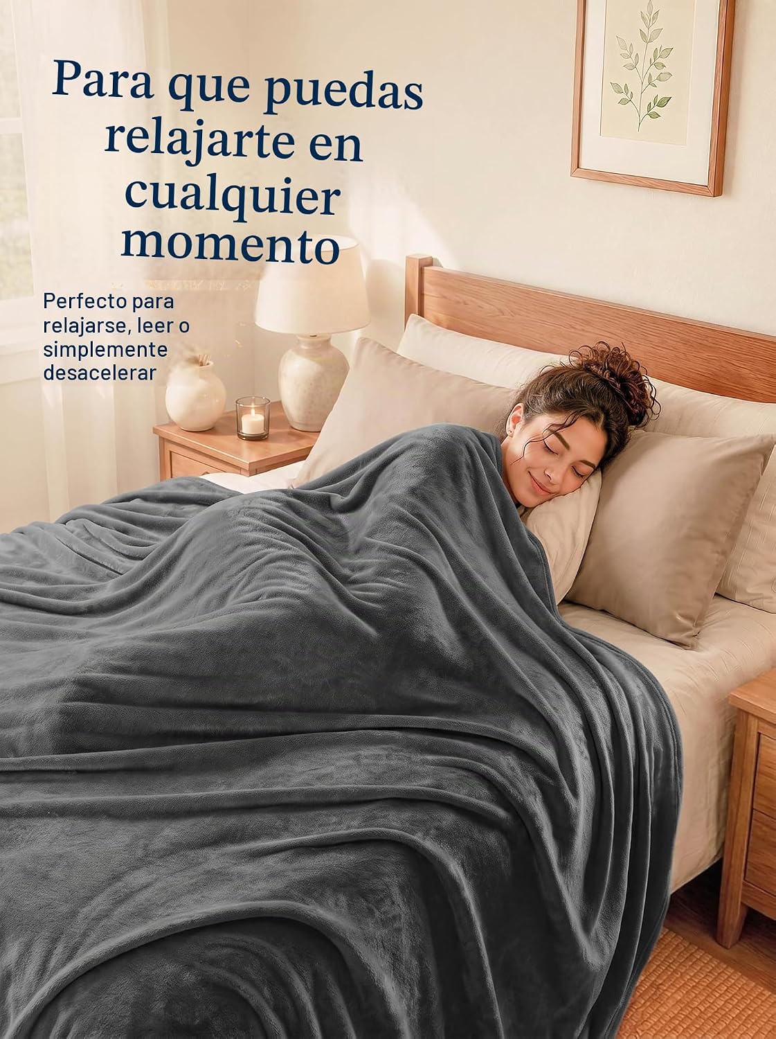 Utopia Bedding - Manta de vellón de lujo, mullida, antiestática; ma...