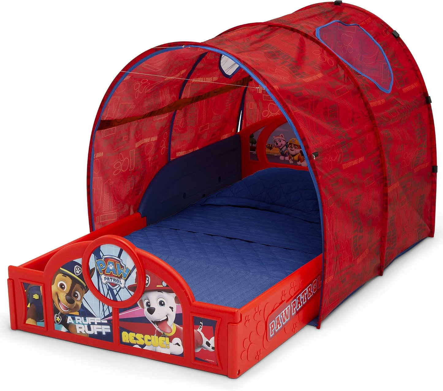 Delta Children Nick Jr. - Cama infantil con tienda de campaña para...