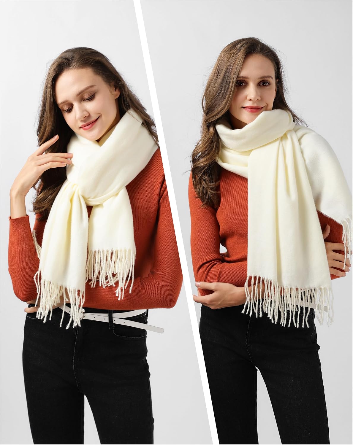 Ymomode Bufandas para mujer, chales de pashmina y envolturas para v...