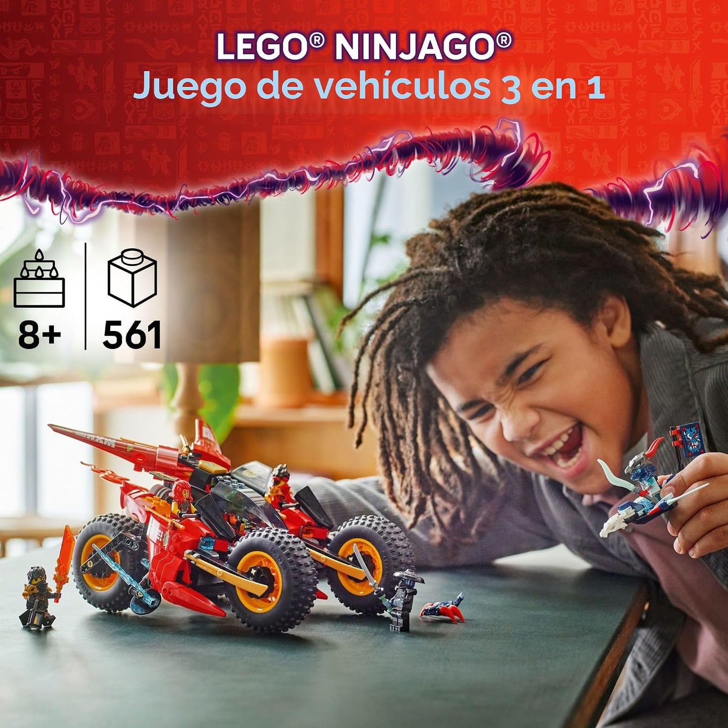 LEGO NINJAGO - Vehículo de combate ninja \u2013 Juguete de construc...