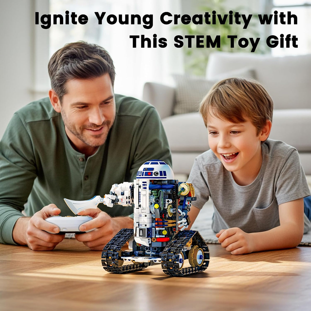 Glikid STEM - Kit de construcción de robot RC - Aplicación 3 en 1 y...