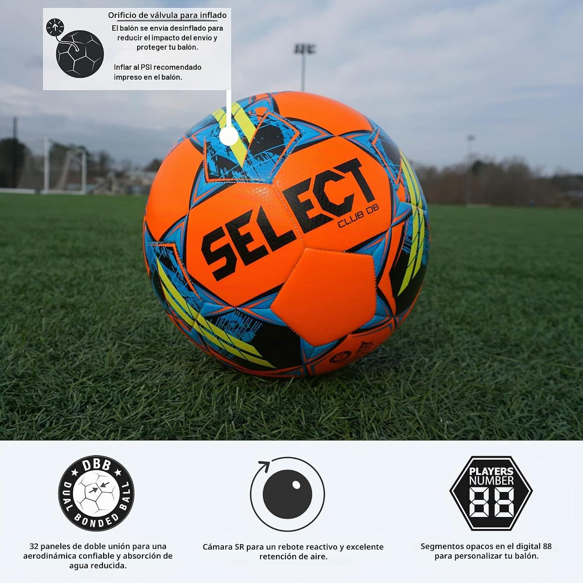 SELECT Balón de fútbol del club