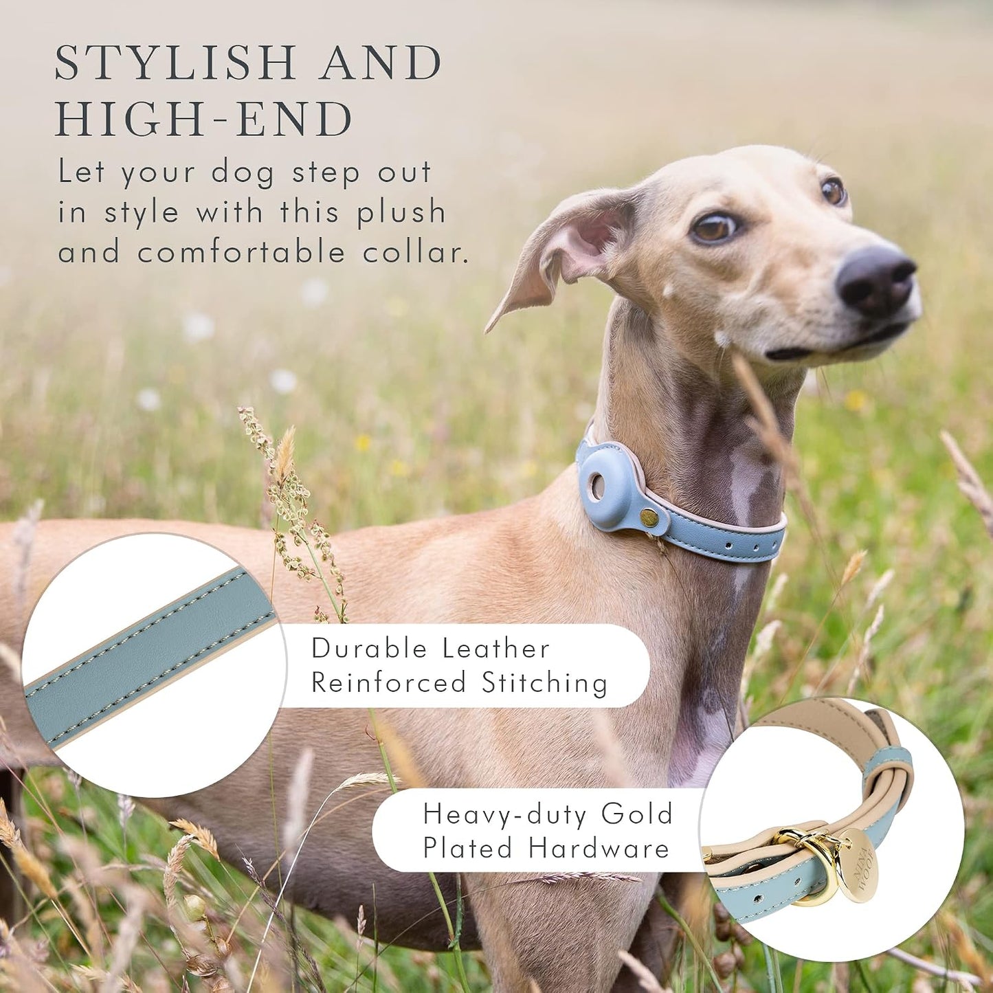 NINA WOOF Cupertino - Collares, arneses y correas para perro, hecho...