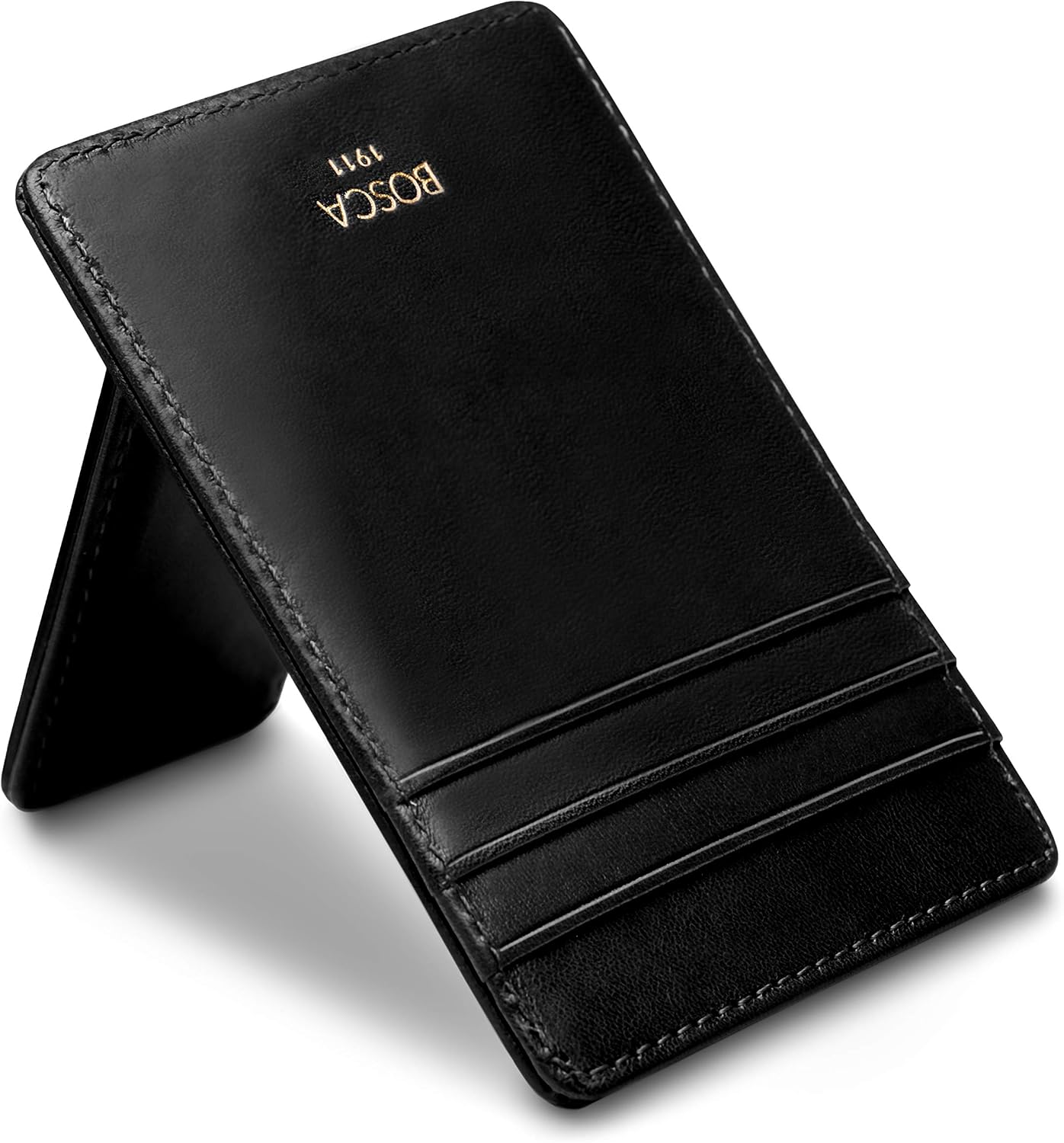 Bosca Cartera con bolsillo frontal para hombre en piel vieja - RFID