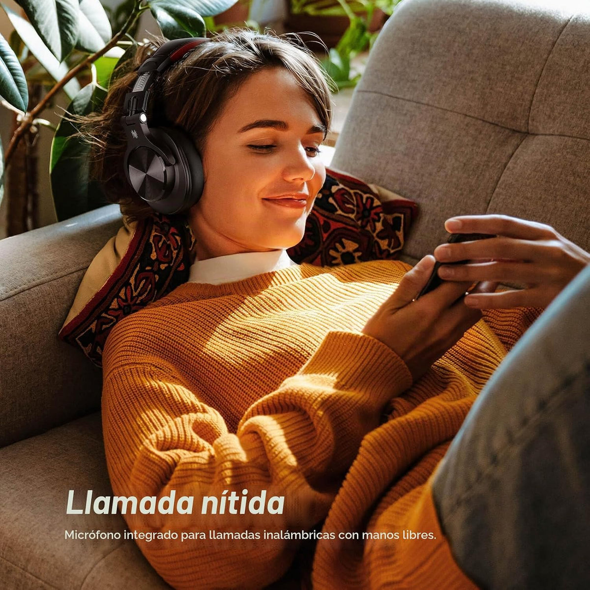 OneOdio A70 Auriculares Bluetooth de alta resolución con orejeras,...
